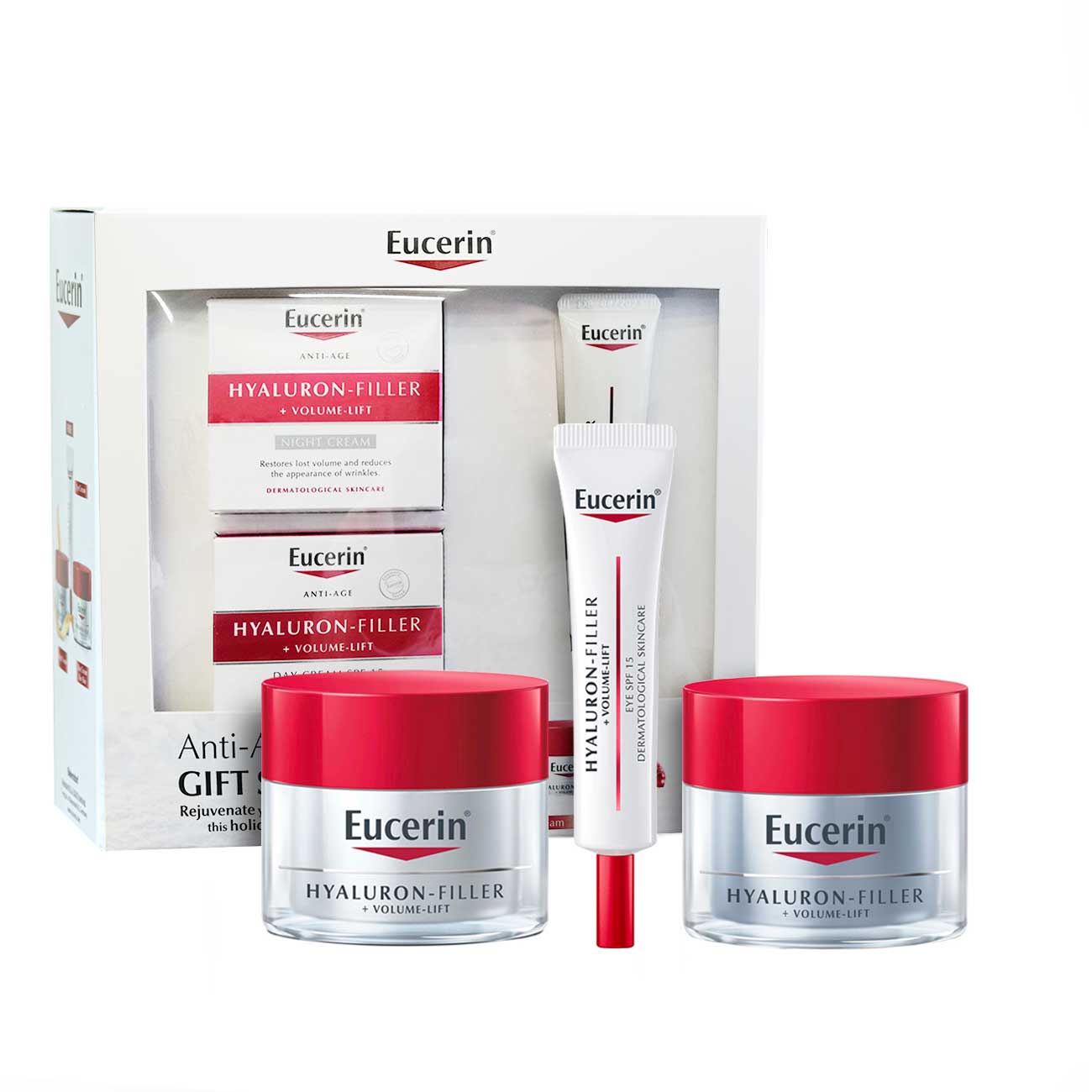 Eucerin Hyaluron Filler Volume Lift Day Spf 15 For Dry Skin Bundle Citypara