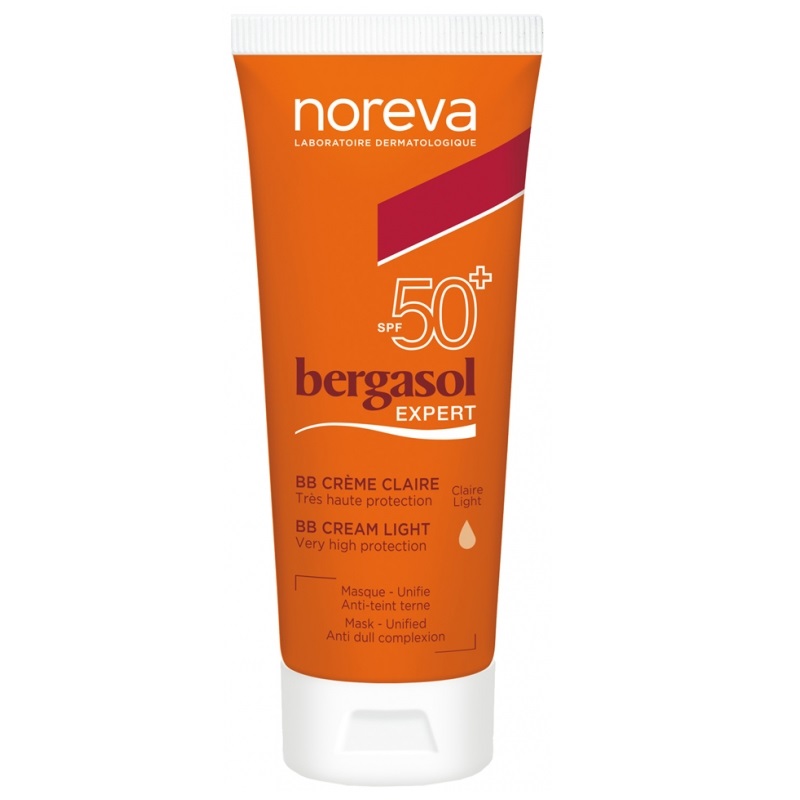 noreva bergasol expert bb cream light spf50  40ml